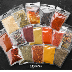 Spices in packaging film