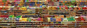 packaging films at retail store